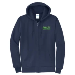 Oak City Lacrosse Classic Full Zip Hoodie