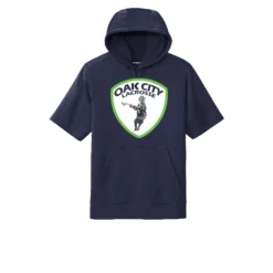 Oak City Lacrosse Logo Adult Short Sleeve Hoodie