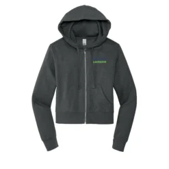 Oak City Lacrosse Embroidery Ladies Full Zip Hoodie